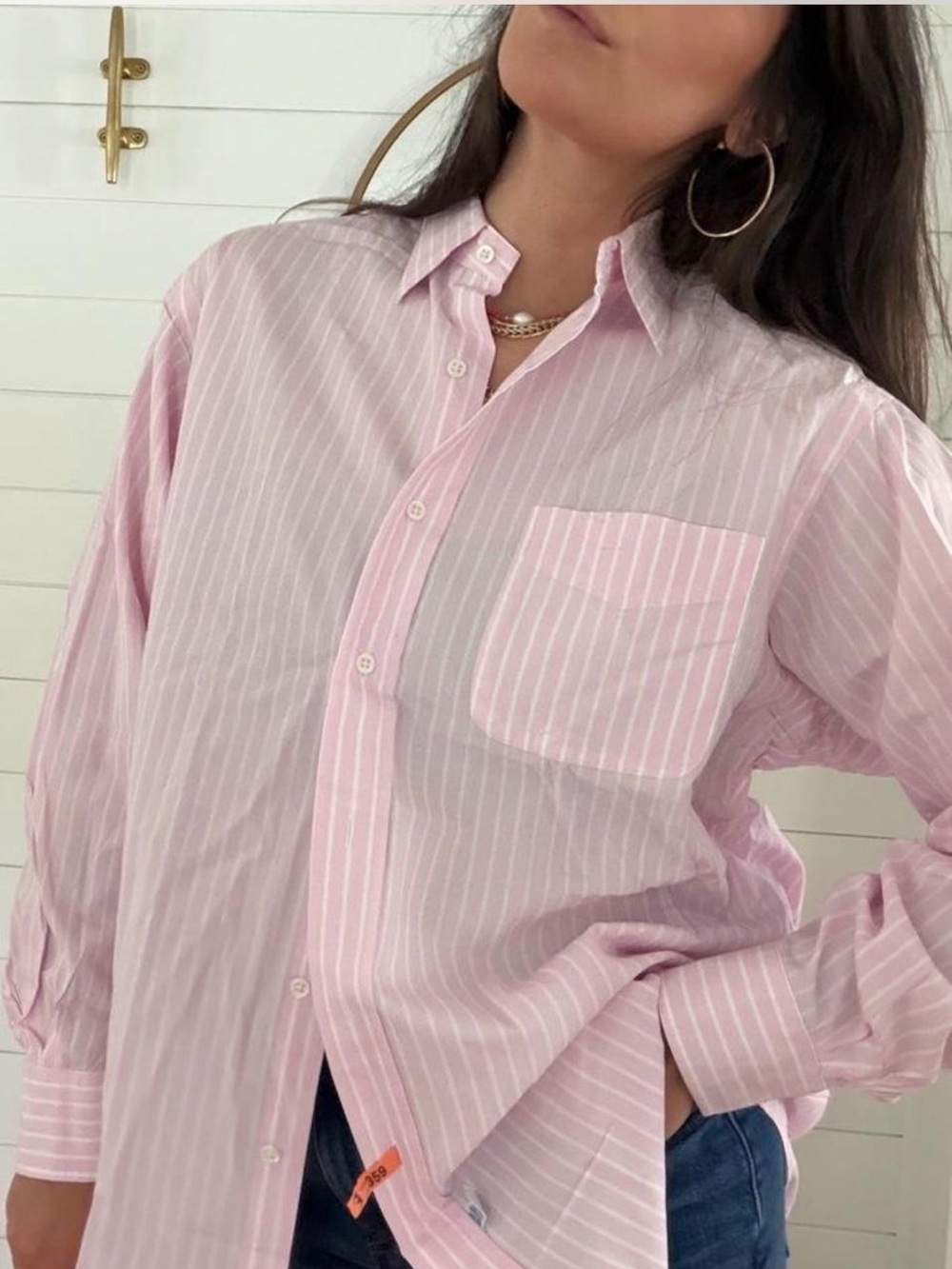 Vintage Polo Ralph Lauren Pink Stripe Button Down Shirt | Men’s XL | Pristine